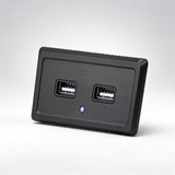 Dual USB car charger socket panel 5V 3.1A 12V 24V for car RV motorcycle