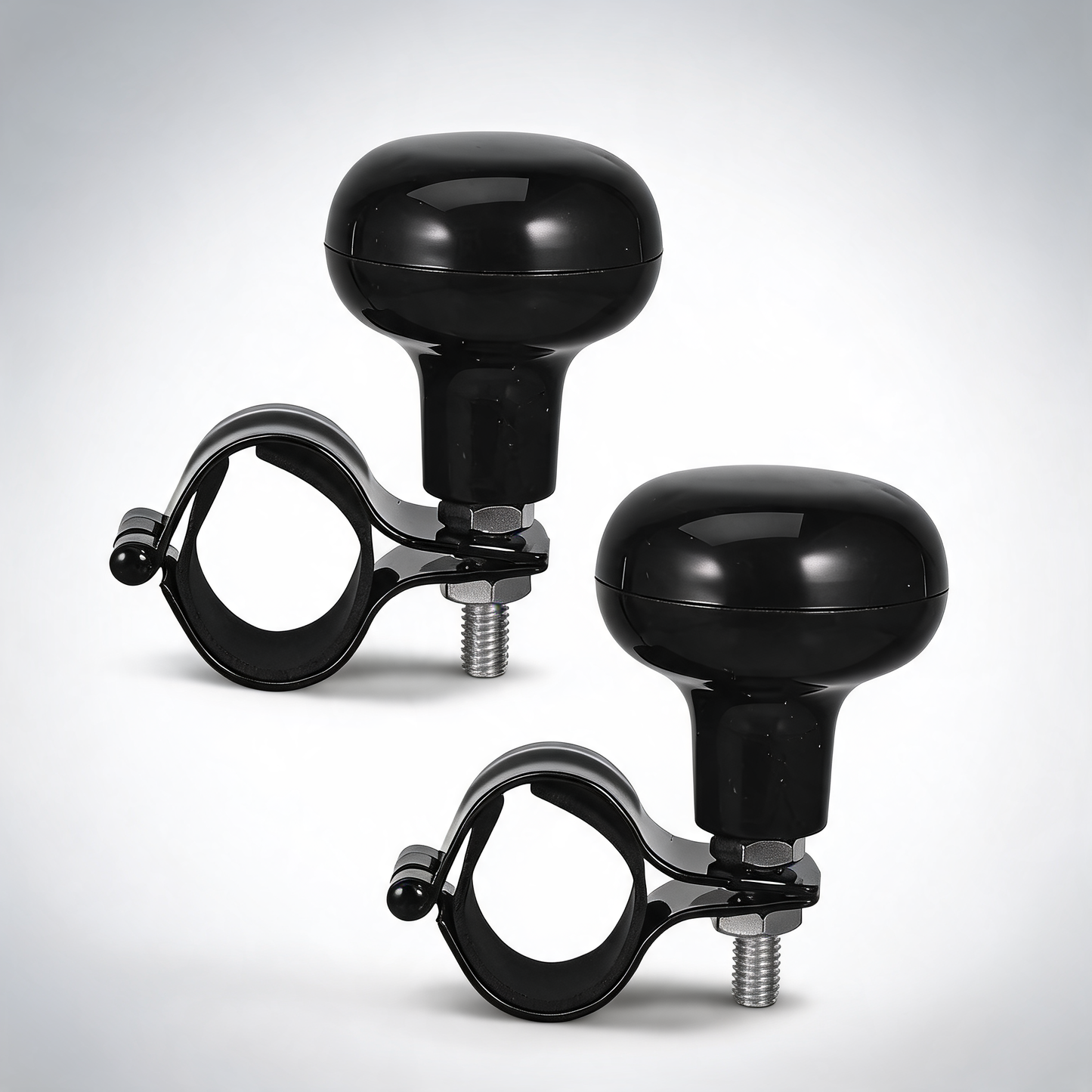 2PCS car steering wheel booster auxiliary ball one hand turn saver driving aid