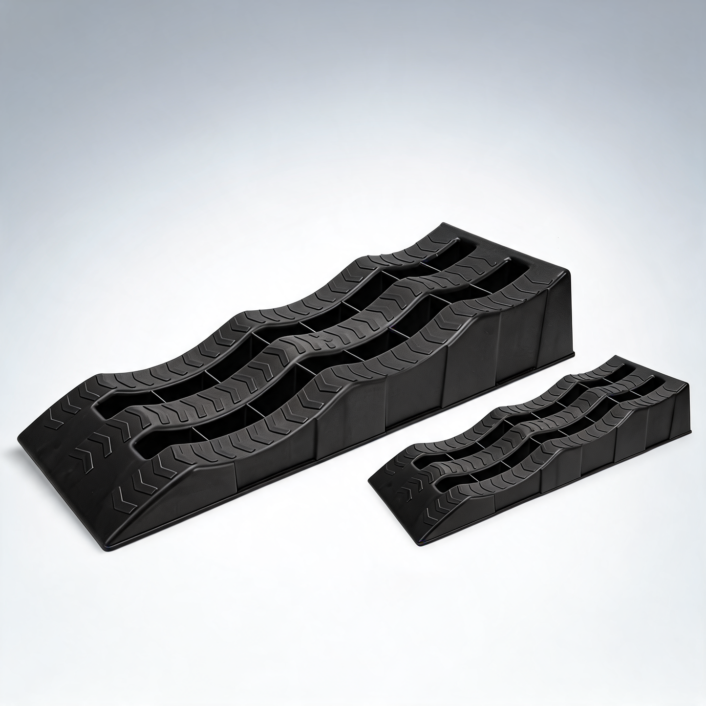 2Pcs plastic three step parking tyre pads for cars recreational vehicles RV