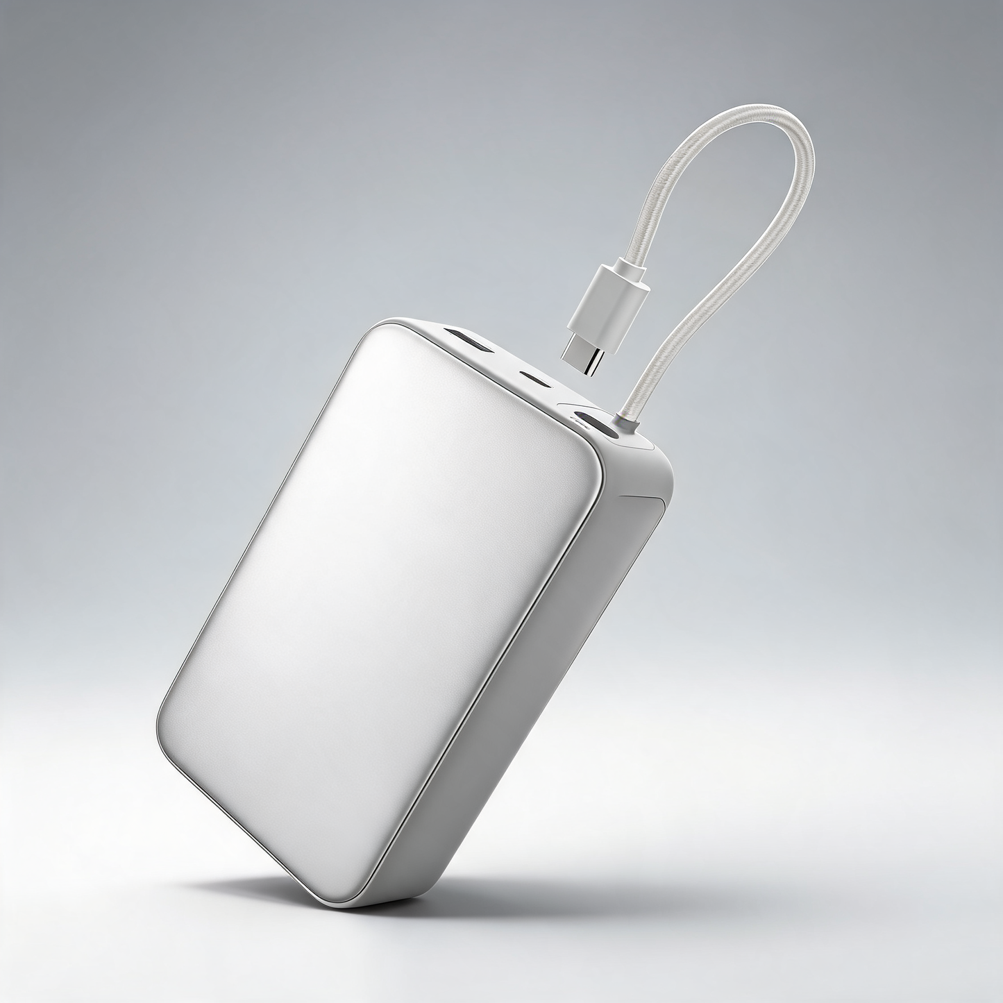 Aukey spark sling 20000 compact fast charging power bank with built-in USB-C cable (PB-Y48)