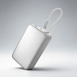 Aukey spark sling 20000 compact fast charging power bank with built-in USB-C cable (PB-Y48)