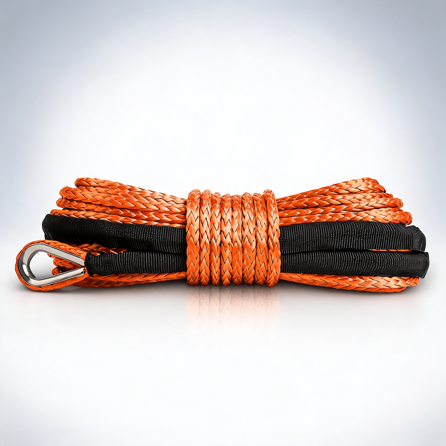 X-BULL Dyneema synthetic rope winch cable SK75 5.5MM x 13M car tow recovery strap