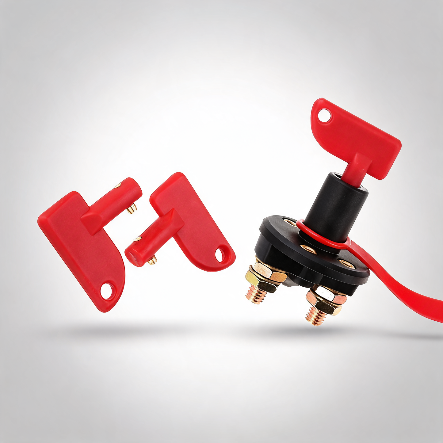 2Pcs battery car off spare switch universal key cut power isolator kill au stock