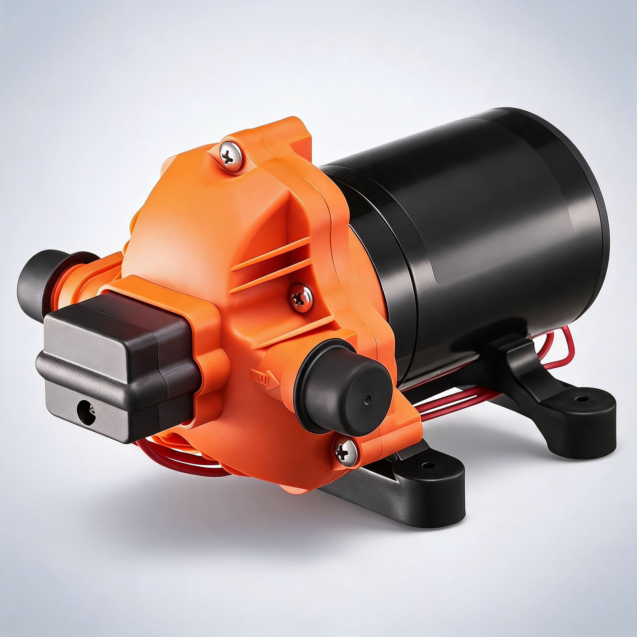 Diaphragm pump 1.8GPM 6.81 l/min 3-Chamber water pump pressure switch