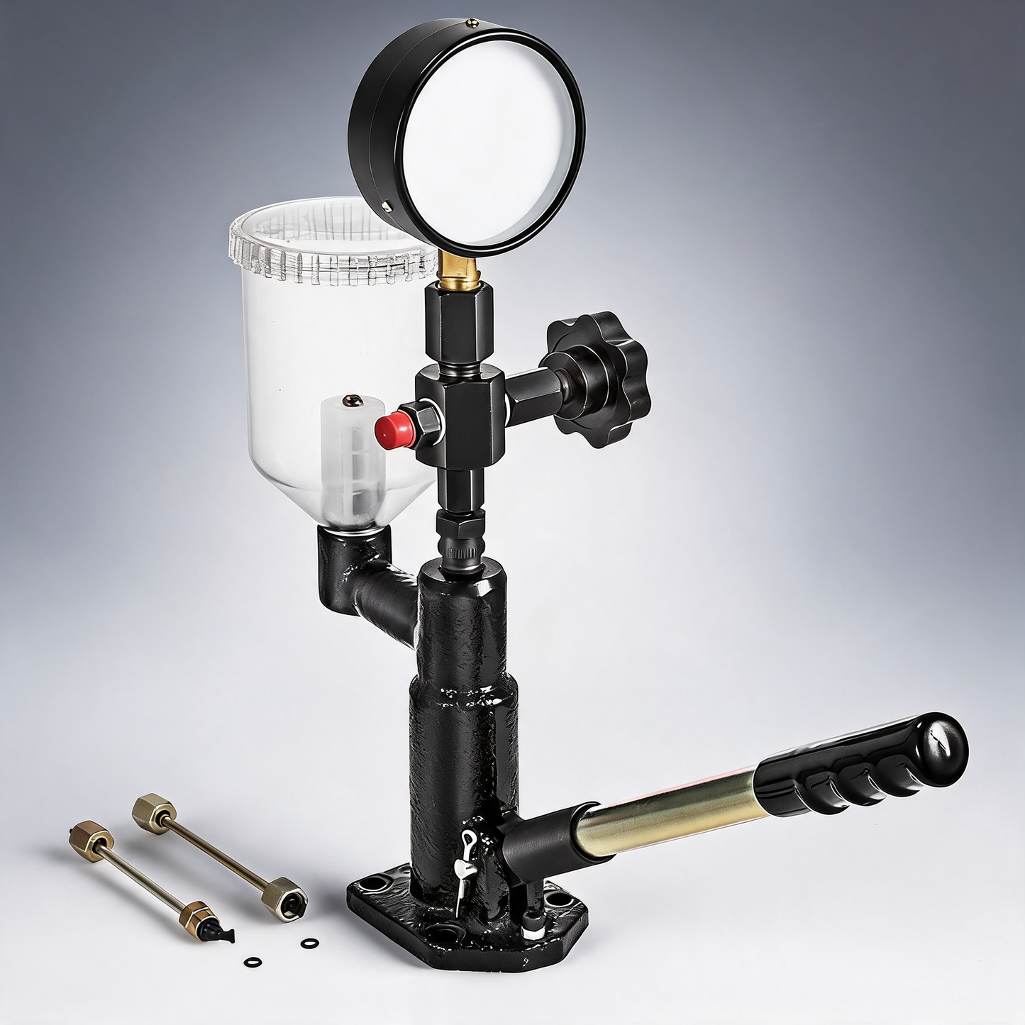 Diesel injector nozzle pressure tester dual scale manometer test tool 0-600Bar 60Mpa test pressure high configuration