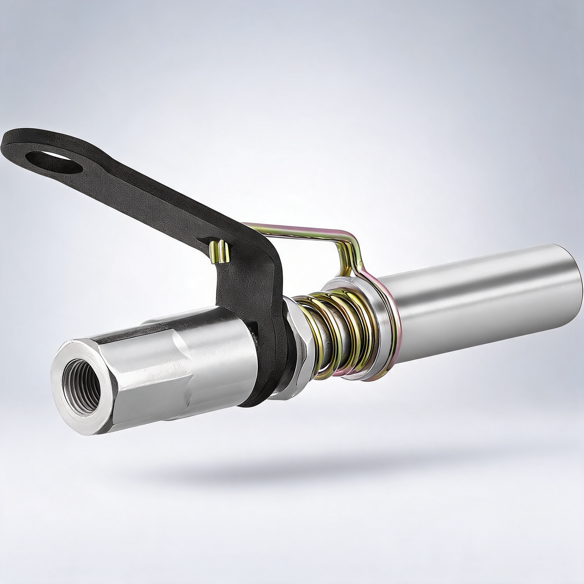 Grease gun coupler high pressure quick release lock oil nozzle 10000 PSI