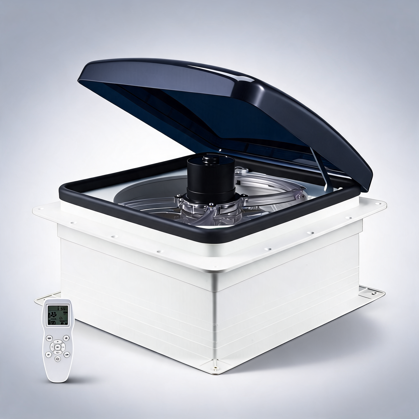 RV vent roof fan 355.6 mm 10-Speed reversible with remote control