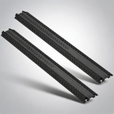 2 PCs drop over cable cover ramp, 907 kg/axle load capacity, heavy duty cable hose protector ramp, floor cord cover