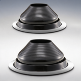 2 pcs metal roof pipe flashing boots fit 150-280 mm pipe high temp EDPM
