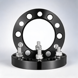 1 6x5.5 wheel spacers wheel adapters 6 lug forged spacer 4 PCS black