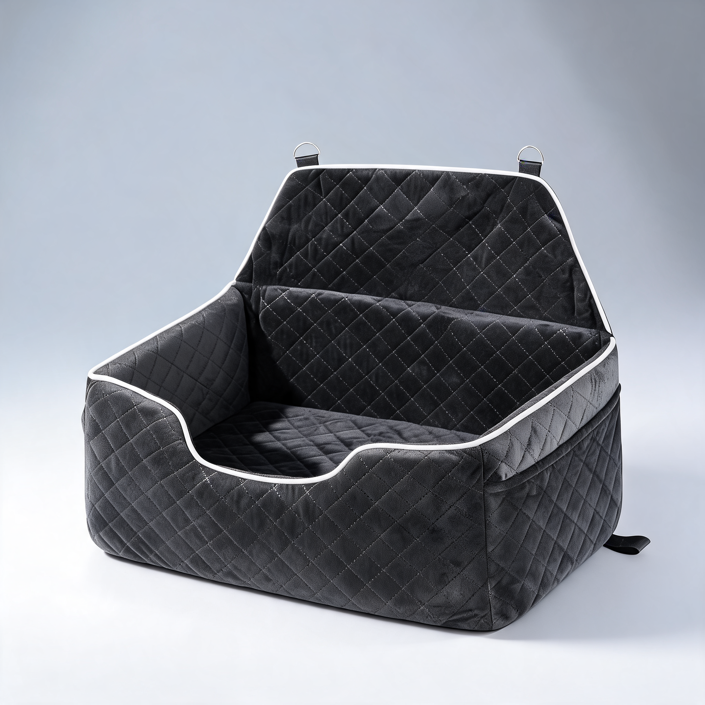 Dog booster car seat pet car seat for medium large dog up to 24.9 kg black