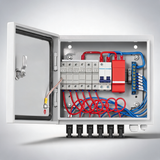 Solar PV combiner box 6 string 15A for solar panel system steel case IP65