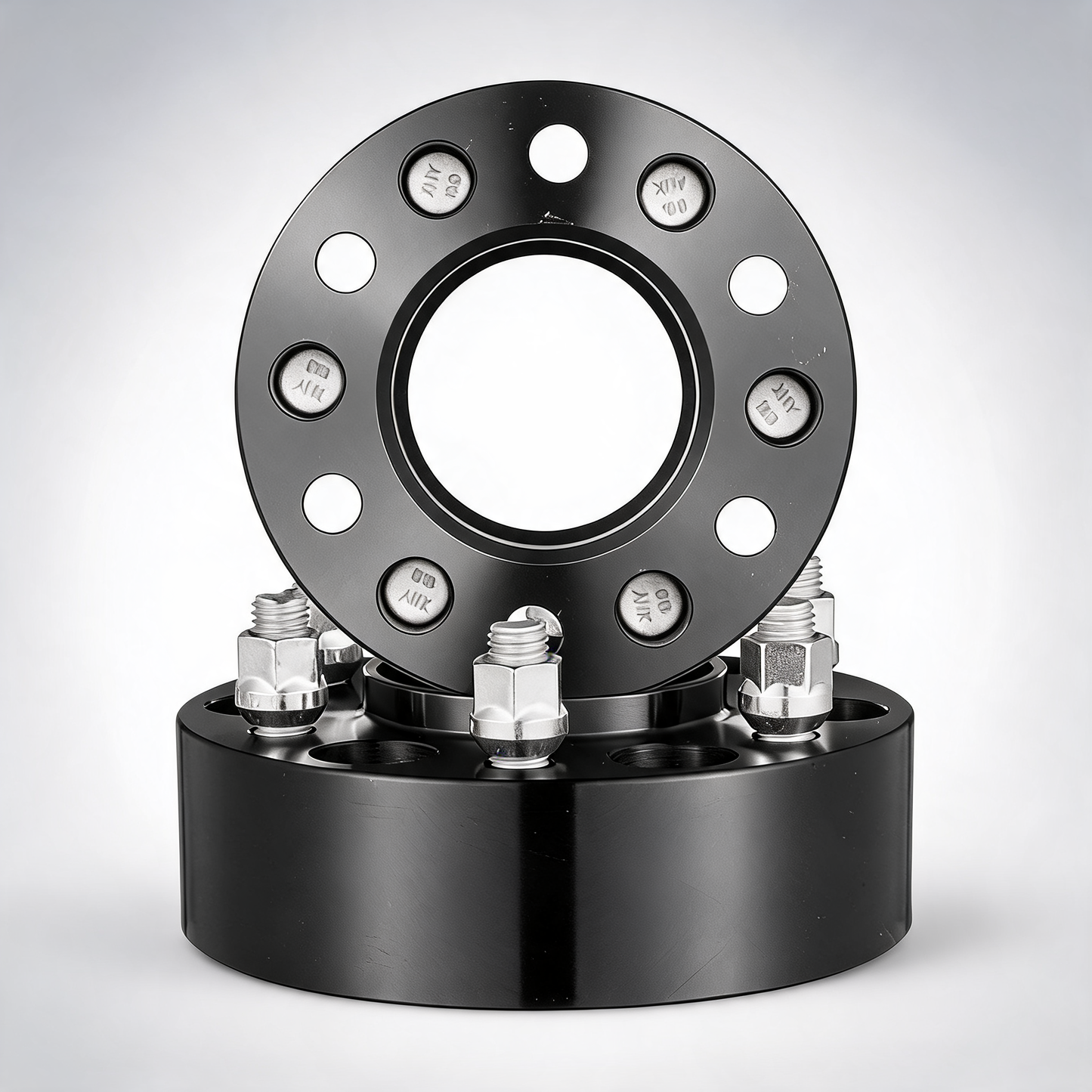 2 6x5.3 wheel spacers wheel adapters 6 lug forged spacer 4 PCS black