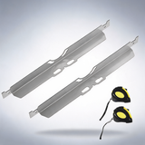 Wheel alignment tool, 2-Pack toe alignment toe plates, stainless steel wheel alignment tool plate