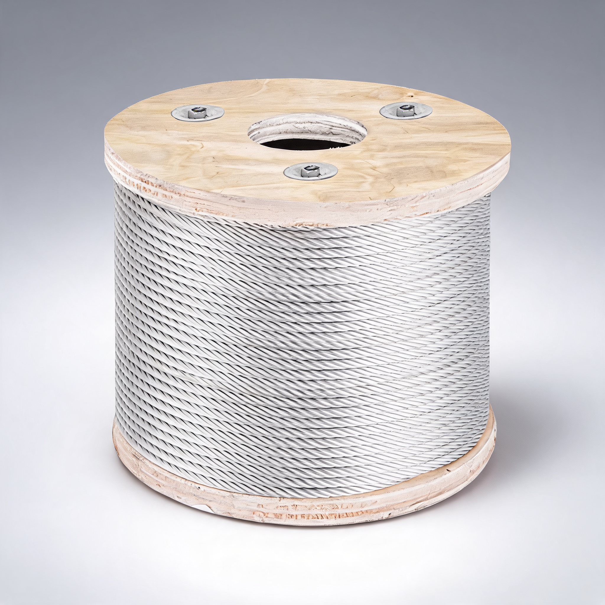 304 stainless steel wire rope cable 4.8 mm 7x19 76 m reel
