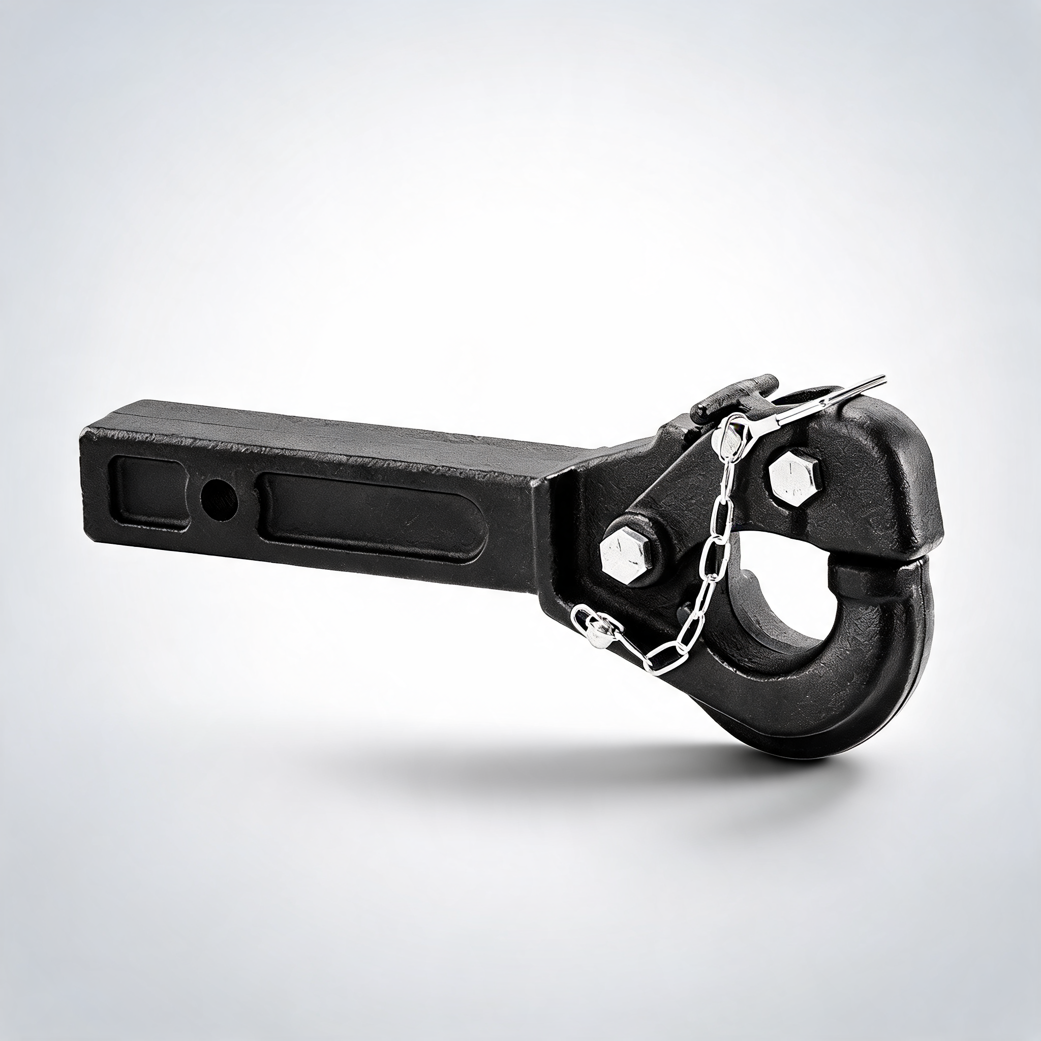 Pintle hitch 50.4 mm receiver hook 63.5 - 76.2 mm lunette ring 9070 kg