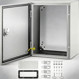 Steel electrical box 16 x 12 x 8 electrical enclosure box, carbon steel hinged junction box, IP65 weatherproof