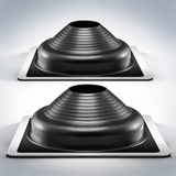 2 pcs metal roof pipe flashing boots fit 170-355 mm pipe high temp EDPM