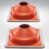 2 pcs metal roof pipe flashing boot fit 170-355 mm pipe high temp silicone