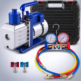 Vacuum pump 4.8CFM 1/3HP air vacuum pump HVAC A/C air refrigerant rotary vane vacuum pump single stage
