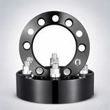 2 6x5.5 wheel spacers wheel adapters 6 lug forged spacer 4 PCS black