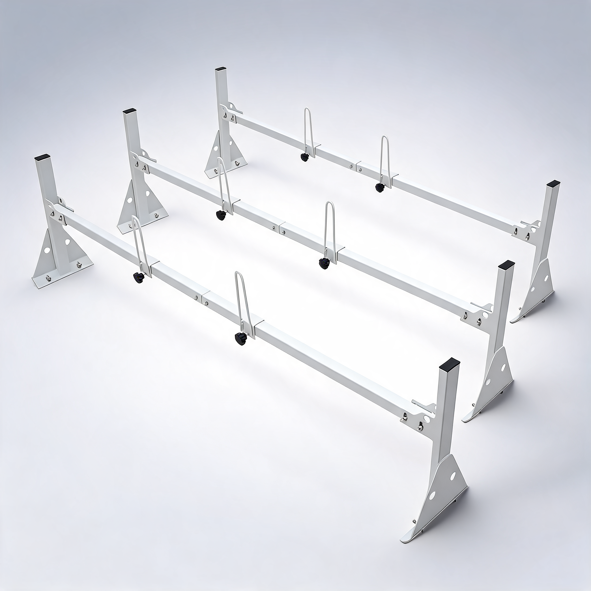 3-Bar van roof ladder rack adjustable 56.3-61.4 for Full-Size vans