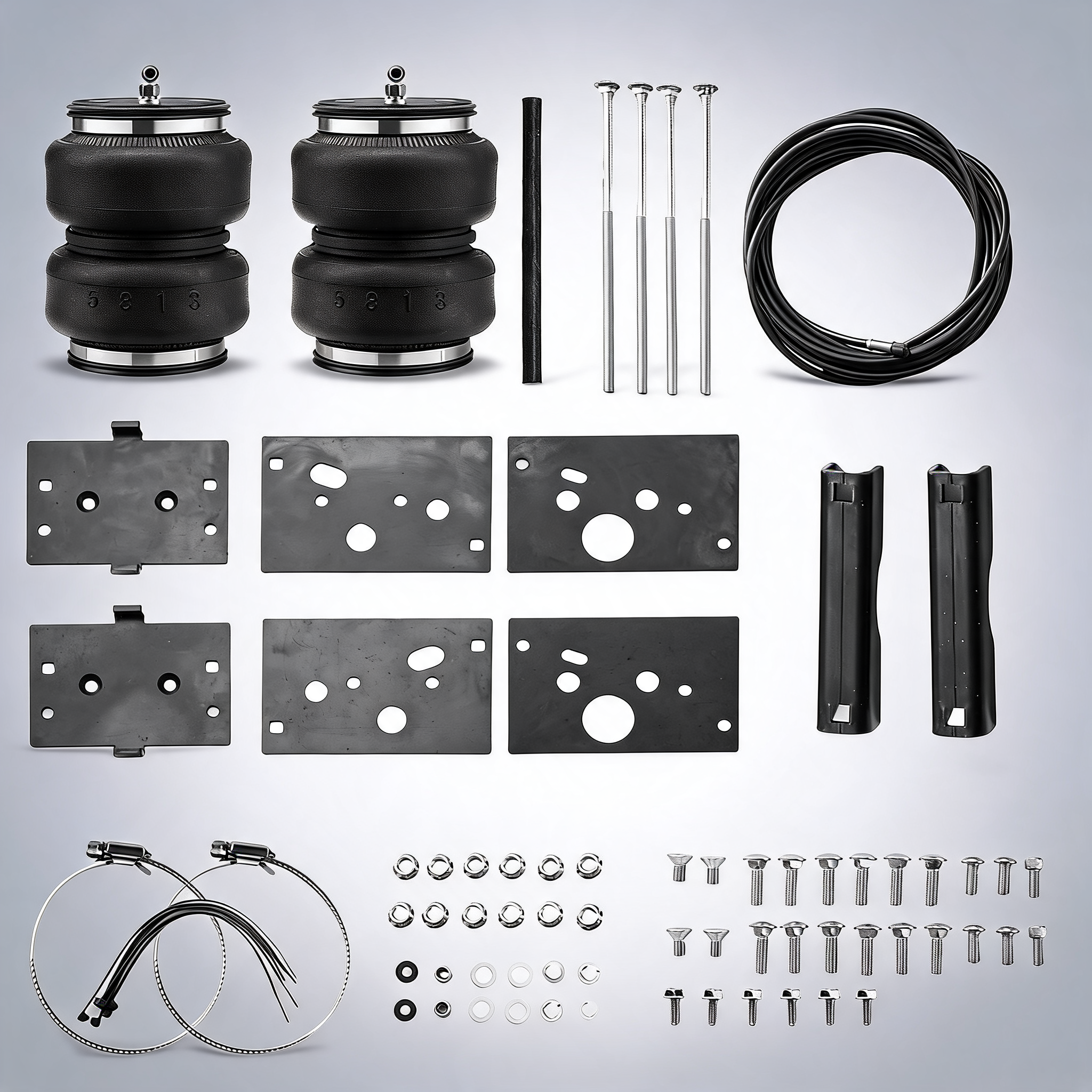 Air bag suspension kit, air springs suspension bag kit compatible with 2014-2023 Dodge Ram 2500 2WD 4WD, 5000 lbs