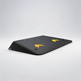 Upgraded rubber threshold ramp, 8.9 cm rise door ramp with 1 channel, natural rubber car ramp Non-Slip