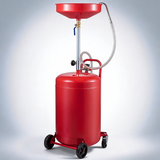 Waste oil drain tank portable oil drain 20 gallon air operated drainer