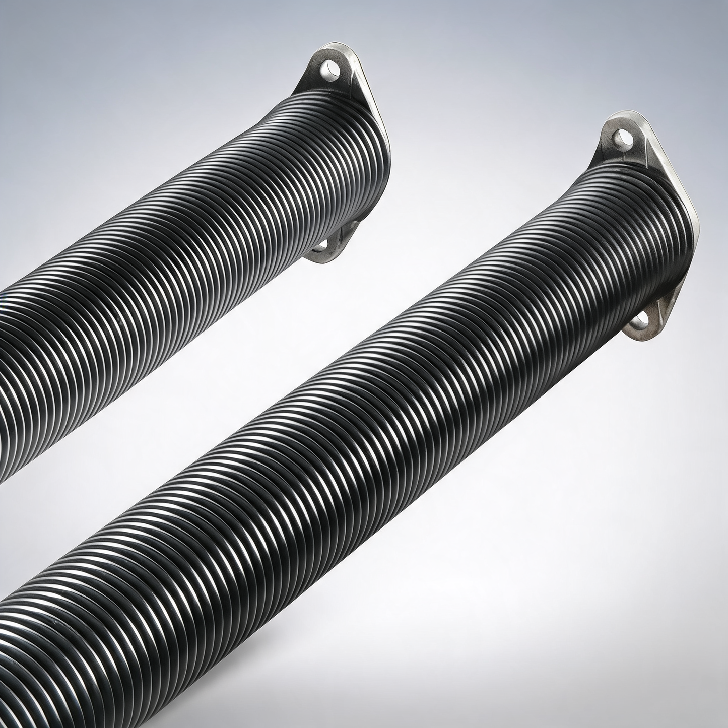 Garage door torsion springs, 16000 cycles, pair of 0.25 x 2 x 30inch, with Non-Slip winding bars tool gloves