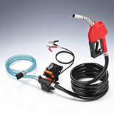 Fuel transfer pump 12V 15 GPM 1/4 HP diesel pump with auto fuel nozzle