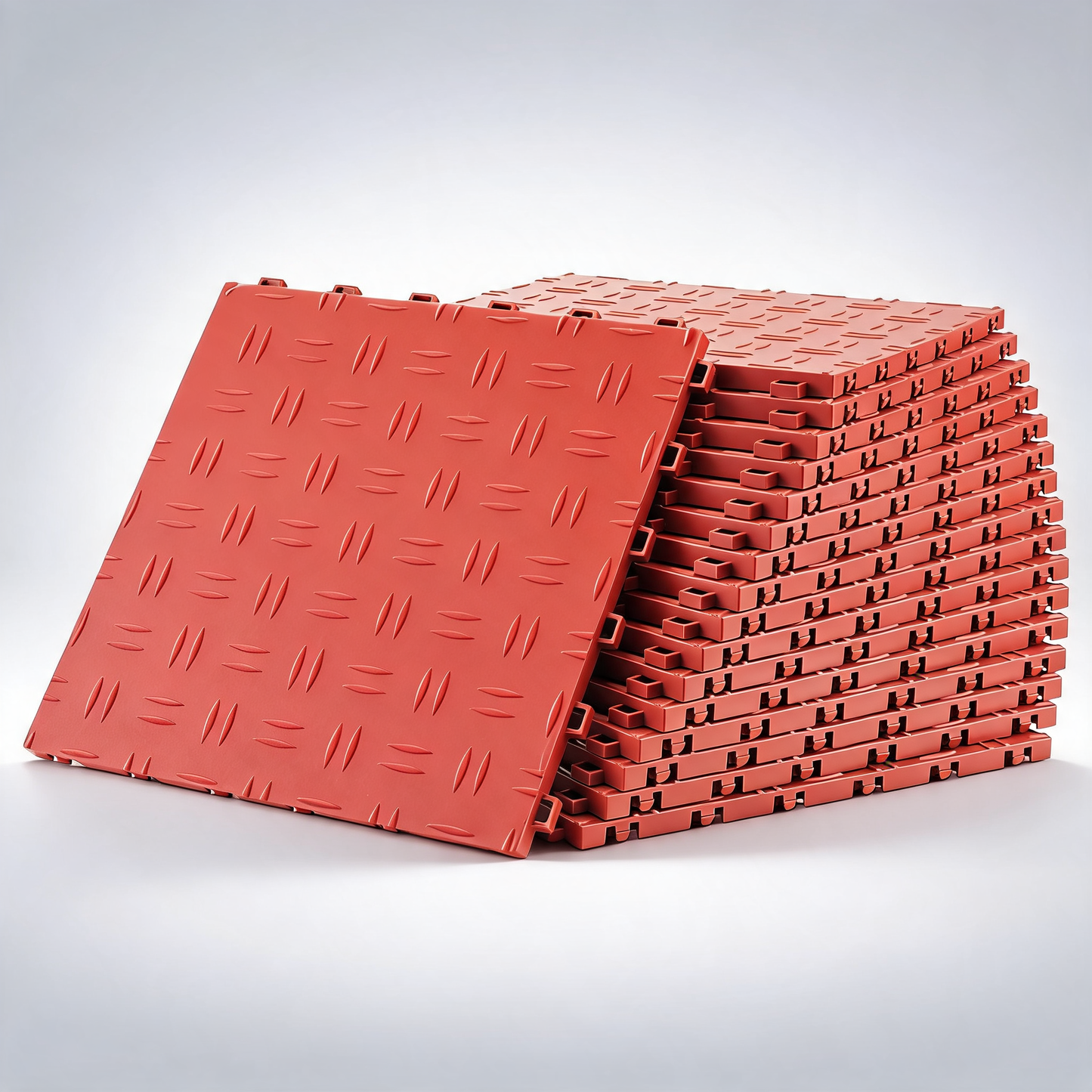 Garage tiles interlocking 12x12 in 50 pack garage flooring tiles red