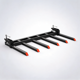 Clamp on debris forks to 1500 mm bucket, 2000 kg capacity heavy duty clamp on pallet forks bucket for loader