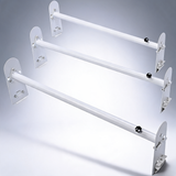 Van roof ladder rack, 3 bars alloy steel roof racks, 750 LBS capacity Rain-Gutter roof rack for Chevrolet express