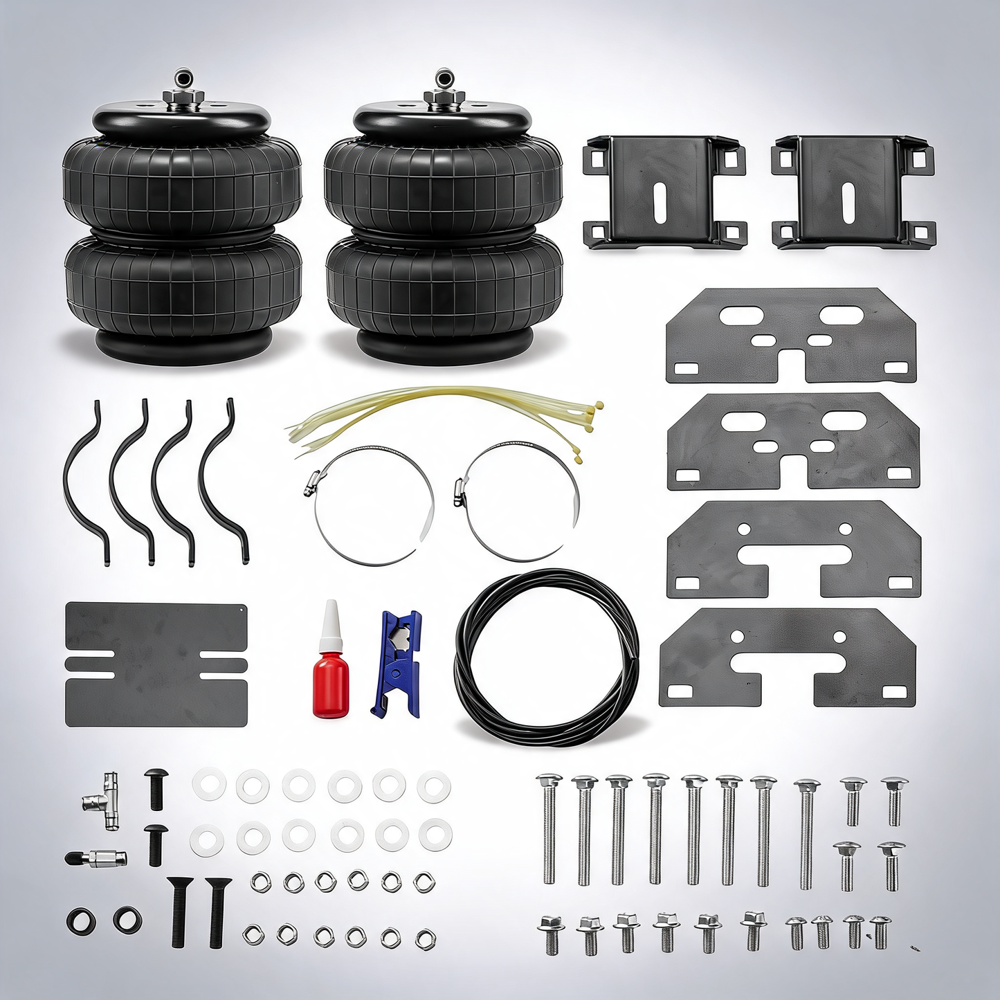 Air bag suspension kit, air springs suspension bag kit compatible with 1999-2004 Ford F250/F350 2WD 4WD, 5000 lbs