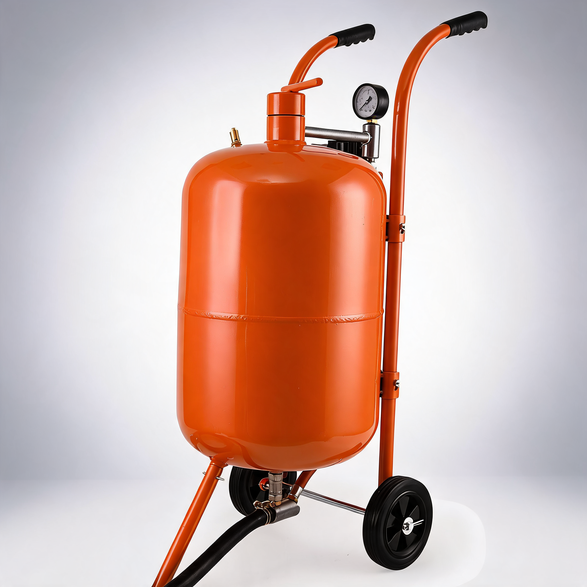 UNIMAC 38L sandblasting tank, pressurised design with sandblast gun set with hose