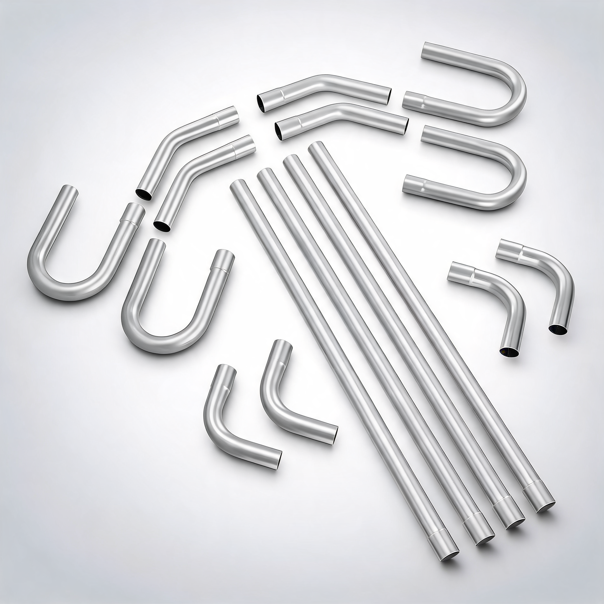 DIY universal exhaust kit 16 pieces exhaust pipe kit with Slip-Fit joint