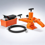 Hydraulic bead breaker, 1000 PSI tyre bead breaker with metal foot pump, heavy-duty steel bead breaker tool