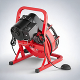 Drain cleaner machine drain auger 50FT x 3/8 inch manual feed & 4 cutters