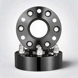 2 6x5.5 wheel spacers wheel adapters 6 lug forged spacer 4 PCS black