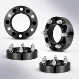 1.5 6x5.5 wheel spacers wheel adapters 6 lug forged spacer 4 PCS black