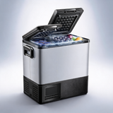 Portable car refrigerator freezer compressor 55L dual zone for car home
