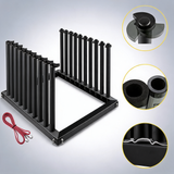 Windshield rack 9-Lite, windshield truck rack steel, windshield glass rack 24-Inch height with PVC foam padding