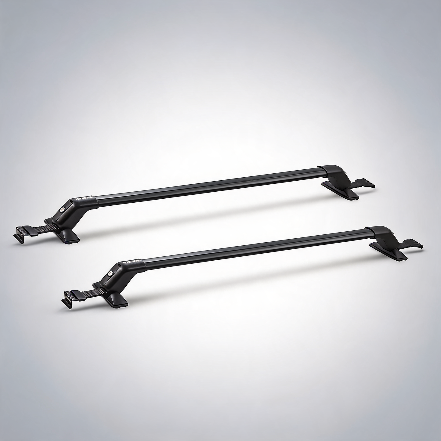 Universal roof rack crossbar for naked roof vehicle aluminium with lock