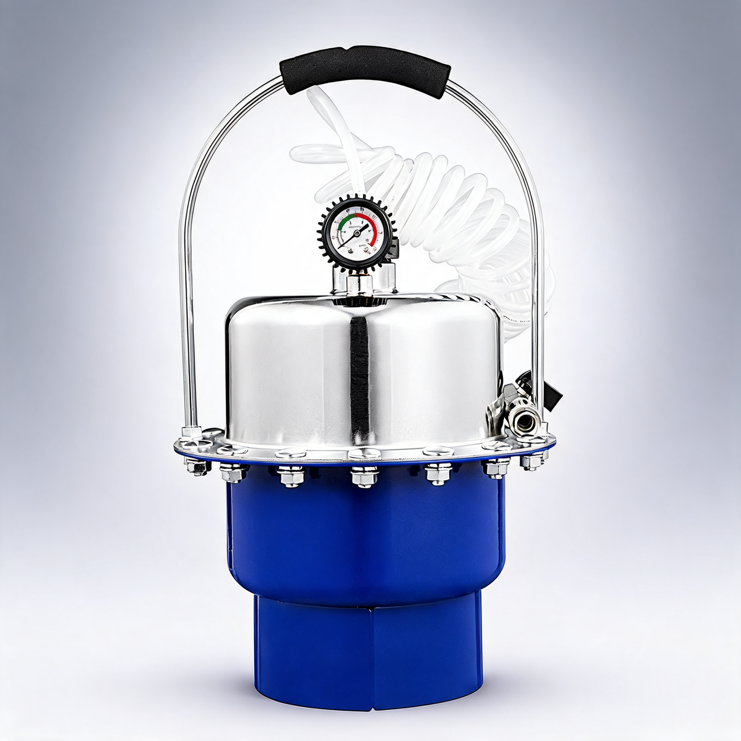 Pneumatic air pressure bleeder brake bleeder and clutch bleeder valve system kit