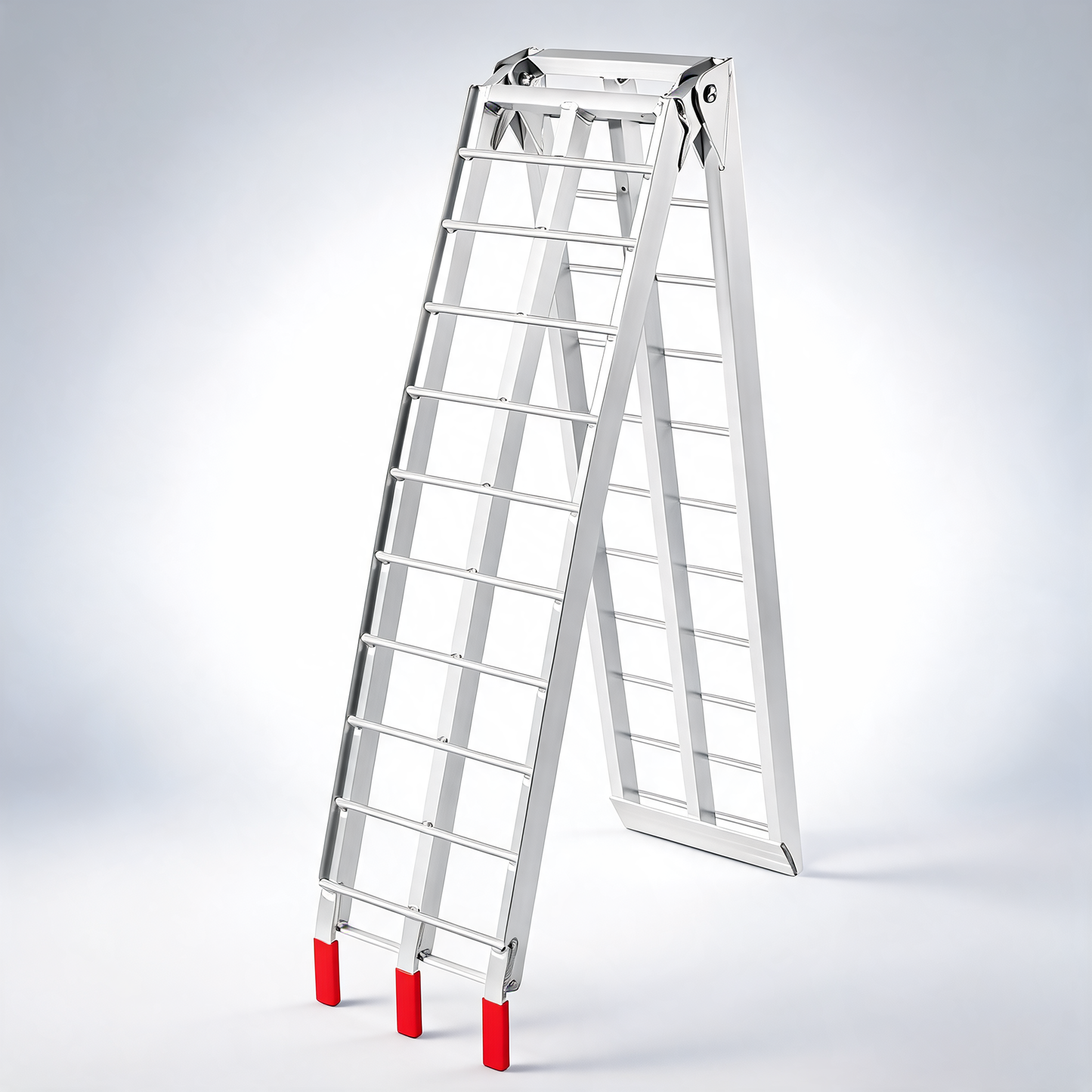 Aluminium ramp 750 LBS foldable loading ramps for pickup trucks bed 1 piece