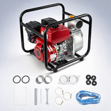 Gasoline engine water pump gas powered transfer pump 80 mm 7HP 4-Stroke