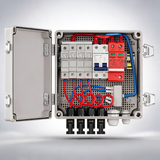 Solar PV combiner box 4 string 10A for solar panel system ABS case IP65