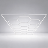 Hexagon garage lights 66300LM 15 grids honeycomb LED shop ceiling light