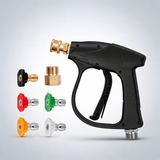 1/4 high pressure washer gun 4350PSI power wash foam spray w/ nozzle